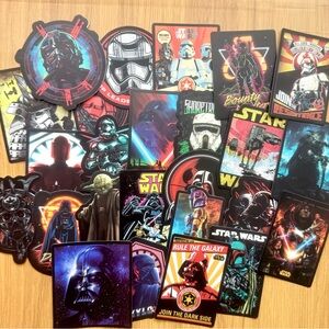 Star Wars Vinyl 25ct  Stickers - NEW